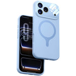 Custodia per telefono con copertura completa in silicone liquido magnetico e fotocamera integrata., For iPhone 17 Pro Max, For iPhone 17 Pro, For iPhone 17