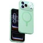 Custodia per telefono con copertura completa in silicone liquido magnetico e fotocamera integrata., For iPhone 17 Pro Max, For iPhone 17 Pro, For iPhone 17
