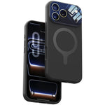 Custodia per telefono con copertura completa in silicone liquido magnetico e fotocamera integrata., For iPhone 17 Pro Max, For iPhone 17 Pro, For iPhone 17
