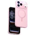 Custodia per telefono con copertura completa in silicone liquido magnetico e fotocamera integrata., For iPhone 17 Pro Max, For iPhone 17 Pro, For iPhone 17
