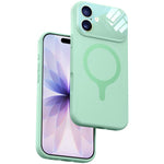 Custodia per telefono con copertura completa in silicone liquido magnetico e fotocamera integrata., For iPhone 17 Pro Max, For iPhone 17 Pro, For iPhone 17
