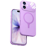 Custodia per telefono con copertura completa in silicone liquido magnetico e fotocamera integrata., For iPhone 17 Pro Max, For iPhone 17 Pro, For iPhone 17