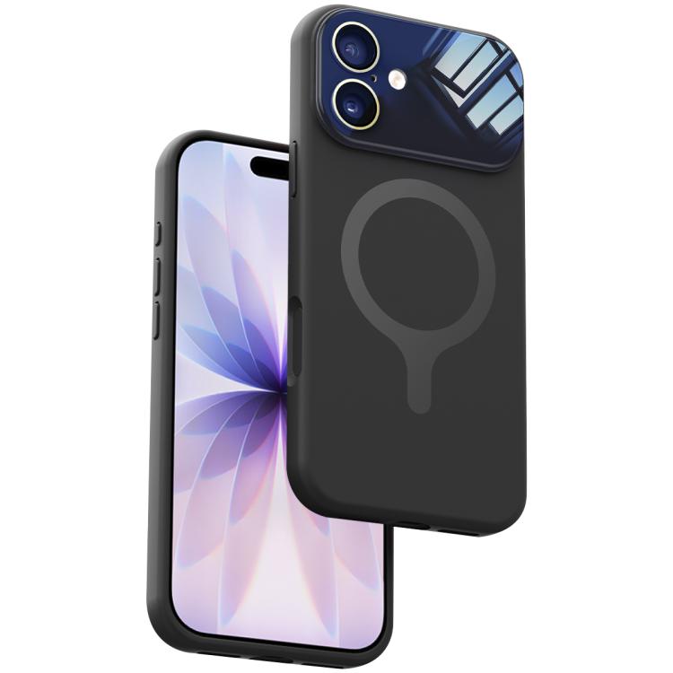 Custodia per telefono con copertura completa in silicone liquido magnetico e fotocamera integrata., For iPhone 17 Pro Max, For iPhone 17 Pro, For iPhone 17
