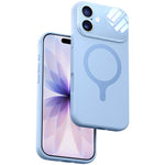 Custodia per telefono con copertura completa in silicone liquido magnetico e fotocamera integrata., For iPhone 17 Pro Max, For iPhone 17 Pro, For iPhone 17