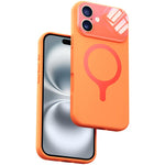 Custodia per telefono con copertura completa in silicone liquido magnetico e fotocamera integrata., For iPhone 16 Pro Max, For iPhone 16 Pro, For iPhone 16