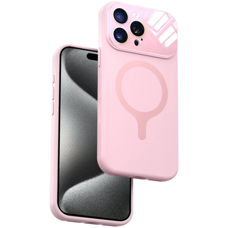 Custodia per telefono con copertura completa in silicone liquido magnetico e fotocamera integrata., For iPhone 15 Pro Max, For iPhone 15 Pro, For iPhone 15