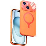 Custodia per telefono con copertura completa in silicone liquido magnetico e fotocamera integrata., For iPhone 15 Pro Max, For iPhone 15 Pro, For iPhone 15