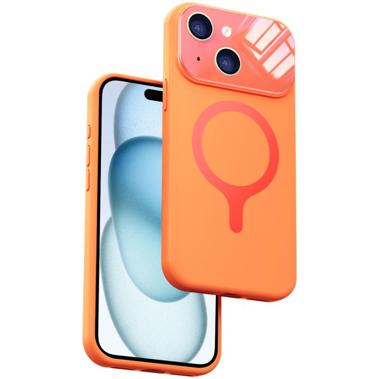 Custodia per telefono con copertura completa in silicone liquido magnetico e fotocamera integrata., For iPhone 15 Pro Max, For iPhone 15 Pro, For iPhone 15