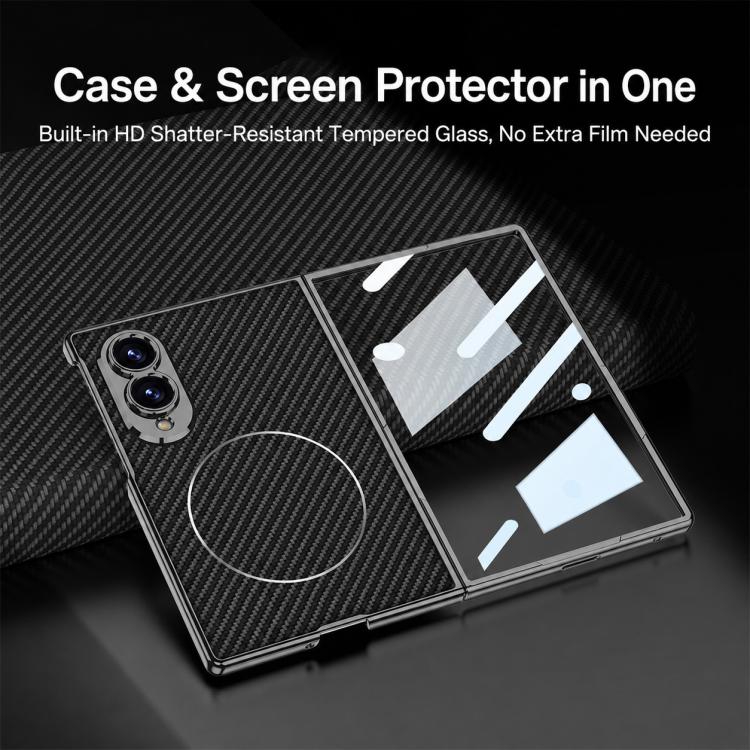 Custodia per telefono GKK con anello magnetico in nichel e pelle galvanizzata integrata., For Galaxy Z Fold8 5G