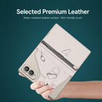 Custodia in pelle GKK Integrated Armor con scomparto per penna (stilo non incluso)., For Galaxy Z Fold8 5G
