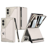 Custodia in pelle GKK Integrated Armor con scomparto per penna (stilo non incluso)., For Galaxy Z Fold8 5G