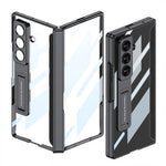 Custodia per telefono GKK con cerniera Phantom magnetica integrata e supporto, For Galaxy Z Fold8 Ultra 5G