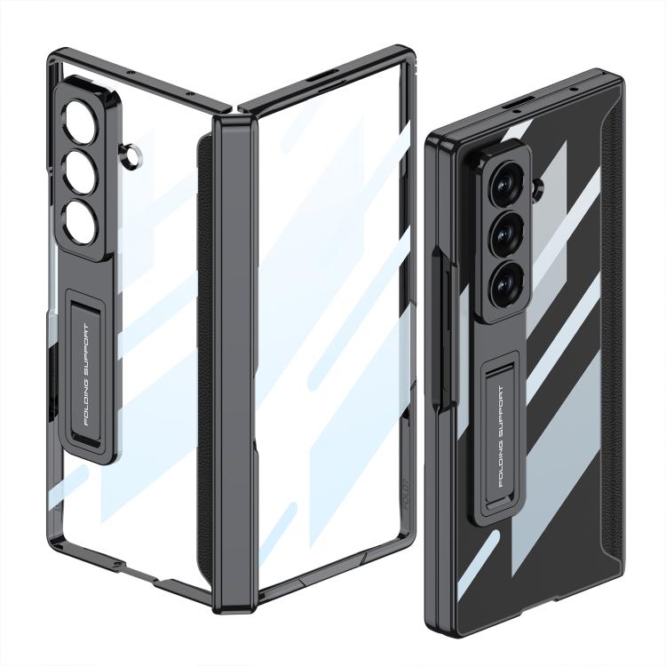 Custodia per telefono GKK con cerniera Phantom magnetica integrata e supporto, For Galaxy Z Fold8 Ultra 5G