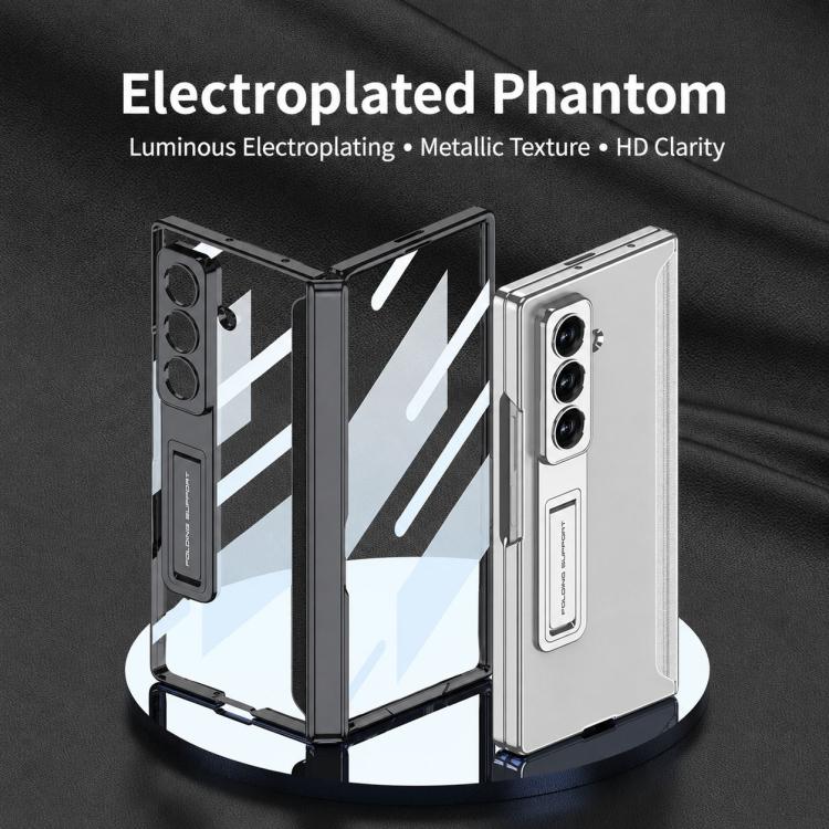 Custodia per telefono GKK con cerniera Phantom magnetica integrata e supporto, For Galaxy Z Fold8 Ultra 5G