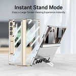 Custodia per telefono GKK con cerniera Phantom magnetica integrata e supporto, For Galaxy Z Fold8 Ultra 5G