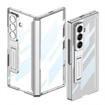 Custodia per telefono GKK con cerniera Phantom magnetica integrata e supporto, For Galaxy Z Fold8 Ultra 5G