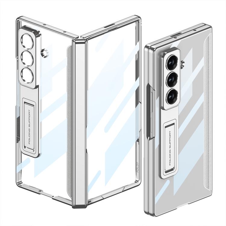 Custodia per telefono GKK con cerniera Phantom magnetica integrata e supporto, For Galaxy Z Fold8 Ultra 5G