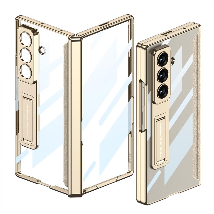 Custodia per telefono GKK con cerniera Phantom magnetica integrata e supporto, For Galaxy Z Fold8 Ultra 5G