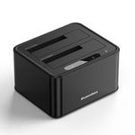 Docking station Blueendless HD07S con doppio alloggiamento per hard disk SAS/SATA da 2,5/3,5 pollici., EU Plug, UK Plug, US Plug