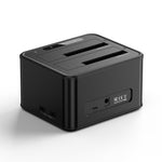 Docking station Blueendless HD07S con doppio alloggiamento per hard disk SAS/SATA da 2,5/3,5 pollici., EU Plug, UK Plug, US Plug