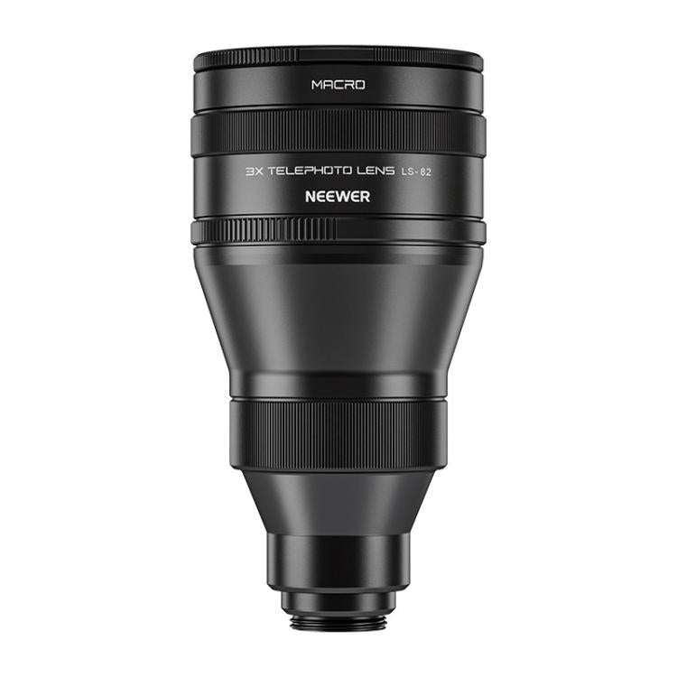 Teleobiettivo NEEWER 3X per smartphone, without Macro Lens, with Macro Lens, Universal Clip For 17mm Threaded Lens, LS-89 Upgraded Version