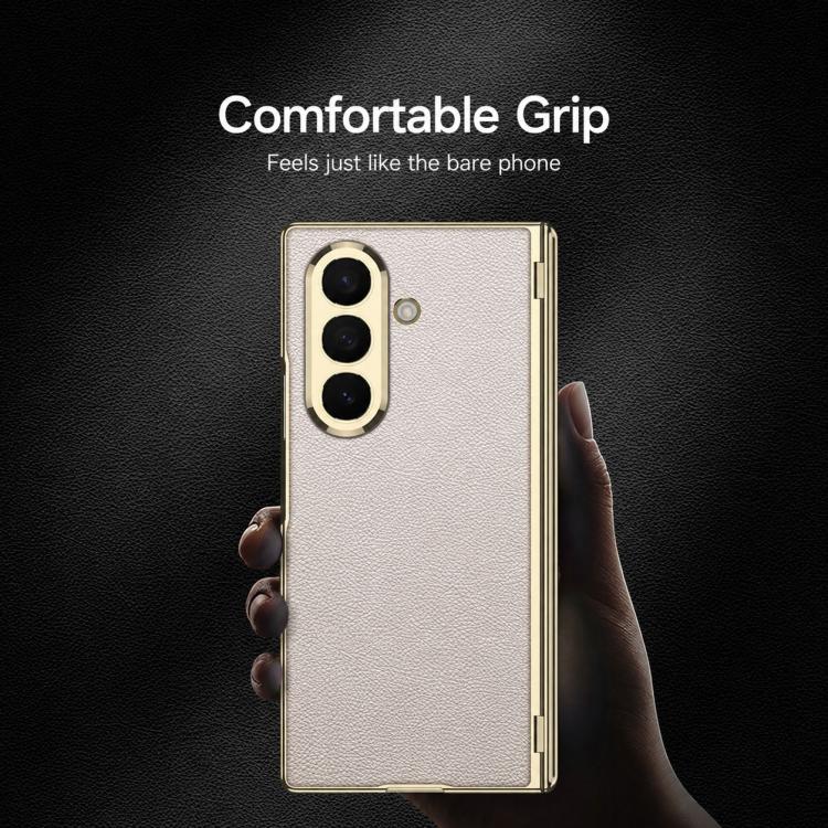 Custodia per telefono GKK Phantom in pelle vegana con cerniera magnetica integrata e chiusura pieghevole., For Galaxy Z Fold8 Ultra 5G