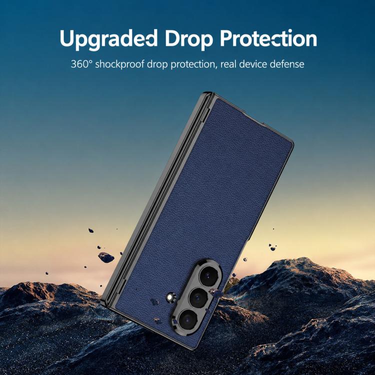 Custodia per telefono GKK Phantom in pelle vegana con cerniera magnetica integrata e chiusura pieghevole., For Galaxy Z Fold8 Ultra 5G