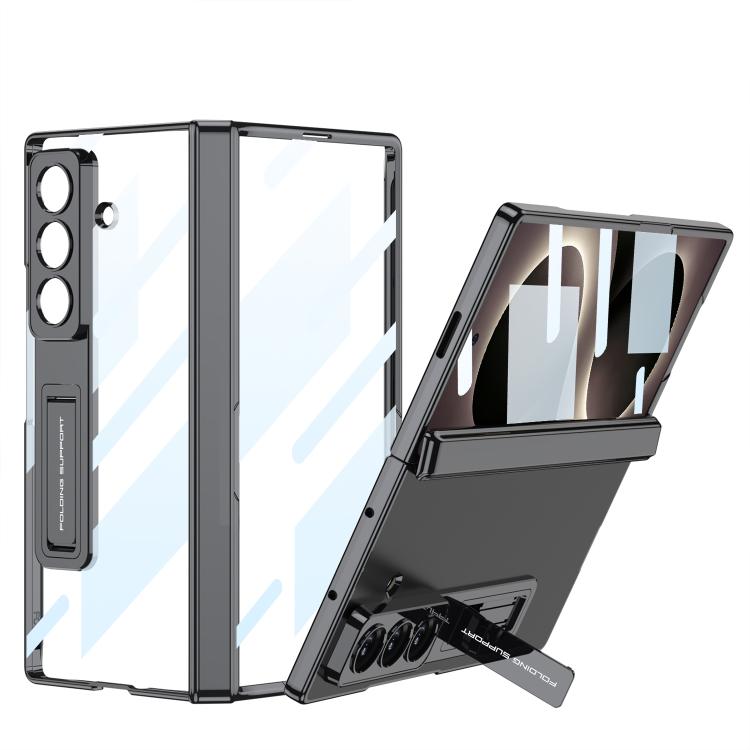 Custodia per telefono pieghevole GKK con cerniera Phantom magnetica integrata e supporto, For Galaxy Z Fold8 Ultra 5G