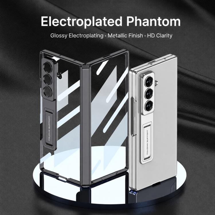 Custodia per telefono pieghevole GKK con cerniera Phantom magnetica integrata e supporto, For Galaxy Z Fold8 Ultra 5G