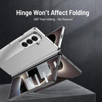 Custodia per telefono pieghevole GKK con cerniera Phantom magnetica integrata e supporto, For Galaxy Z Fold8 Ultra 5G