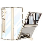 Custodia per telefono pieghevole GKK con cerniera Phantom magnetica integrata e supporto, For Galaxy Z Fold8 Ultra 5G