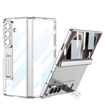 Custodia per telefono pieghevole GKK con cerniera Phantom magnetica integrata e supporto, For Galaxy Z Fold8 Ultra 5G
