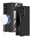 Custodia per telefono GKK Integrated Skin Fee in pelle vegana curva con magnete integrato., For Galaxy Z Fold8 Ultra 5G