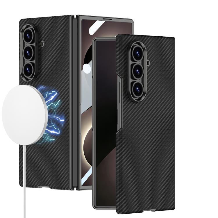 Custodia per telefono GKK Integrated Skin Fee in pelle vegana curva con magnete integrato., For Galaxy Z Fold8 Ultra 5G