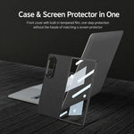 Custodia per telefono GKK Integrated Skin Fee in pelle vegana curva con magnete integrato., For Galaxy Z Fold8 Ultra 5G