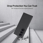 Custodia per telefono GKK Integrated Skin Fee in pelle vegana curva con magnete integrato., For Galaxy Z Fold8 Ultra 5G