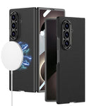 Custodia per telefono GKK Integrated Skin Fee in pelle vegana curva con magnete integrato., For Galaxy Z Fold8 Ultra 5G
