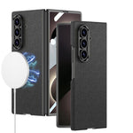 Custodia magnetica GKK in nylon con finitura in similpelle curva e texture "skin feel" integrata., For Galaxy Z Fold8 Ultra 5G