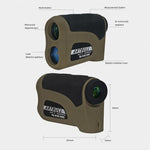Telemetro laser da esterno ARTBULL YN-2000 con portata massima di 2000 m, multifunzione, per la misurazione di altitudine e angolo, ideale per il golf., YN-2000