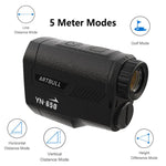 Telemetro laser da golf ARTBULL YN-650 con telescopio da 650 m, YN-650