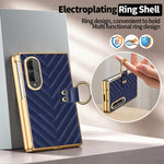 Custodia per telefono in pelle con anello in metallo serie Dream di VIETAO, For Galaxy Z Fold8 5G, For Galaxy Z Fold8 Ultra 5G