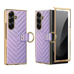 Custodia per telefono in pelle con anello in metallo serie Dream di VIETAO, For Galaxy Z Fold8 5G, For Galaxy Z Fold8 Ultra 5G