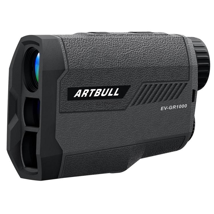ARTBULL EV-GR1000 Telemetro laser 6X 1000m per golf e caccia con funzione di misurazione della pendenza, blocco bandierina e velocità., EV-GR1000