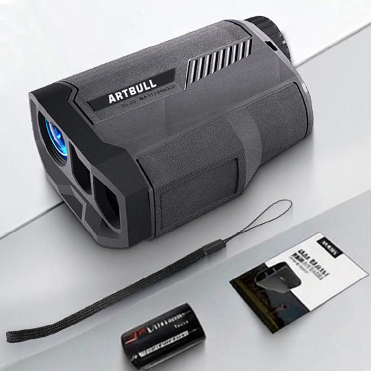 ARTBULL EV-GR1000 Telemetro laser 6X 1000m per golf e caccia con funzione di misurazione della pendenza, blocco bandierina e velocità., EV-GR1000
