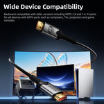 DOONJIEY DJSLHD8K Cavo in silicone per mirroring dello schermo da HDTV 8K 60Hz a HDTV UHD, 1m, 2m