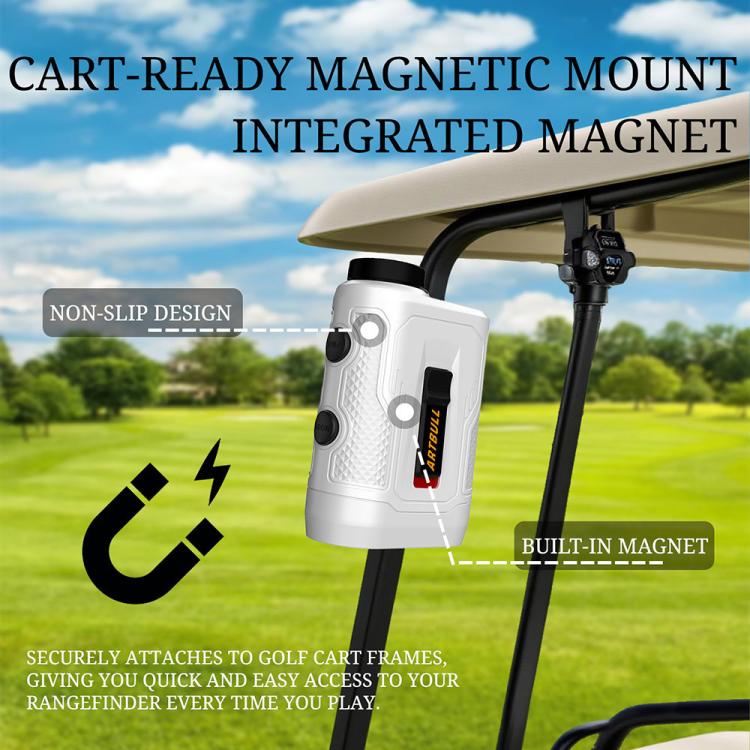 Telemetro laser vibrante per golf ARTBULL AR-650 con magnete, 650m, 1000m