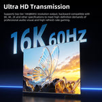 Cavo di mirroring dello schermo in silicone DOONJIEY DJSLHD16K da HDTV 16K 60Hz a HDTV UHD, 1m, 2m