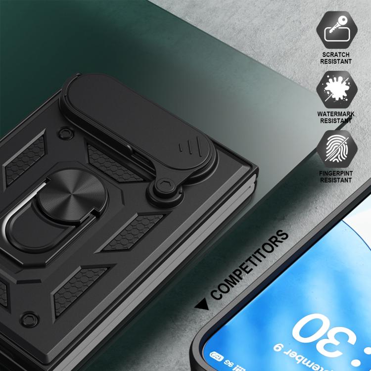 Cover scorrevole per fotocamera, custodia per telefono in TPU+PC, For iPhone Fold