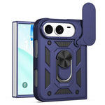 Cover scorrevole per fotocamera, custodia per telefono in TPU+PC, For iPhone Fold