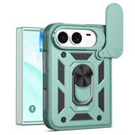 Cover scorrevole per fotocamera, custodia per telefono in TPU+PC, For iPhone Fold